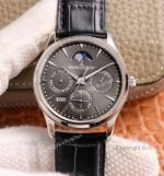 NEW! Swiss Copy Jaeger-LeCoultre Master Ultra Thin Perpetual Watch Rhodium Dial